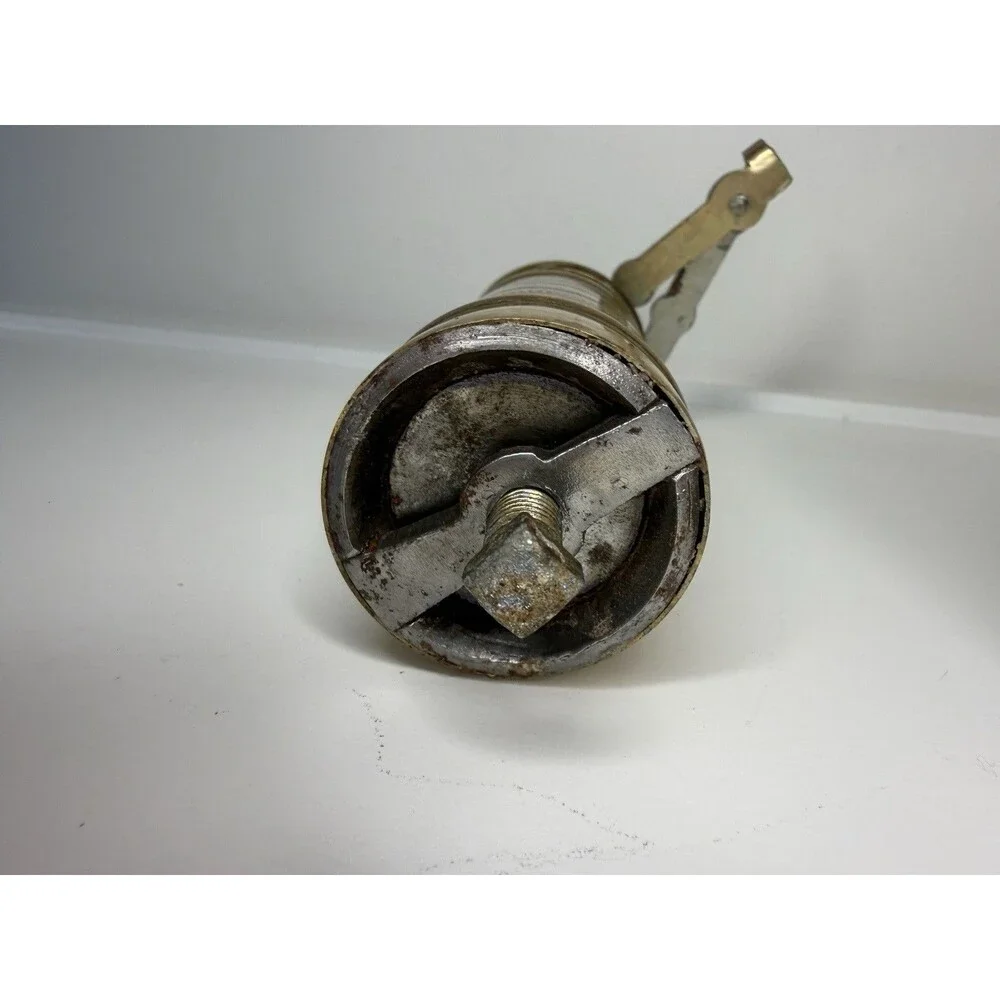 Vintage Brass Turkish Coffee Grinder Hand Crank Mill Spice Pepper Grinder